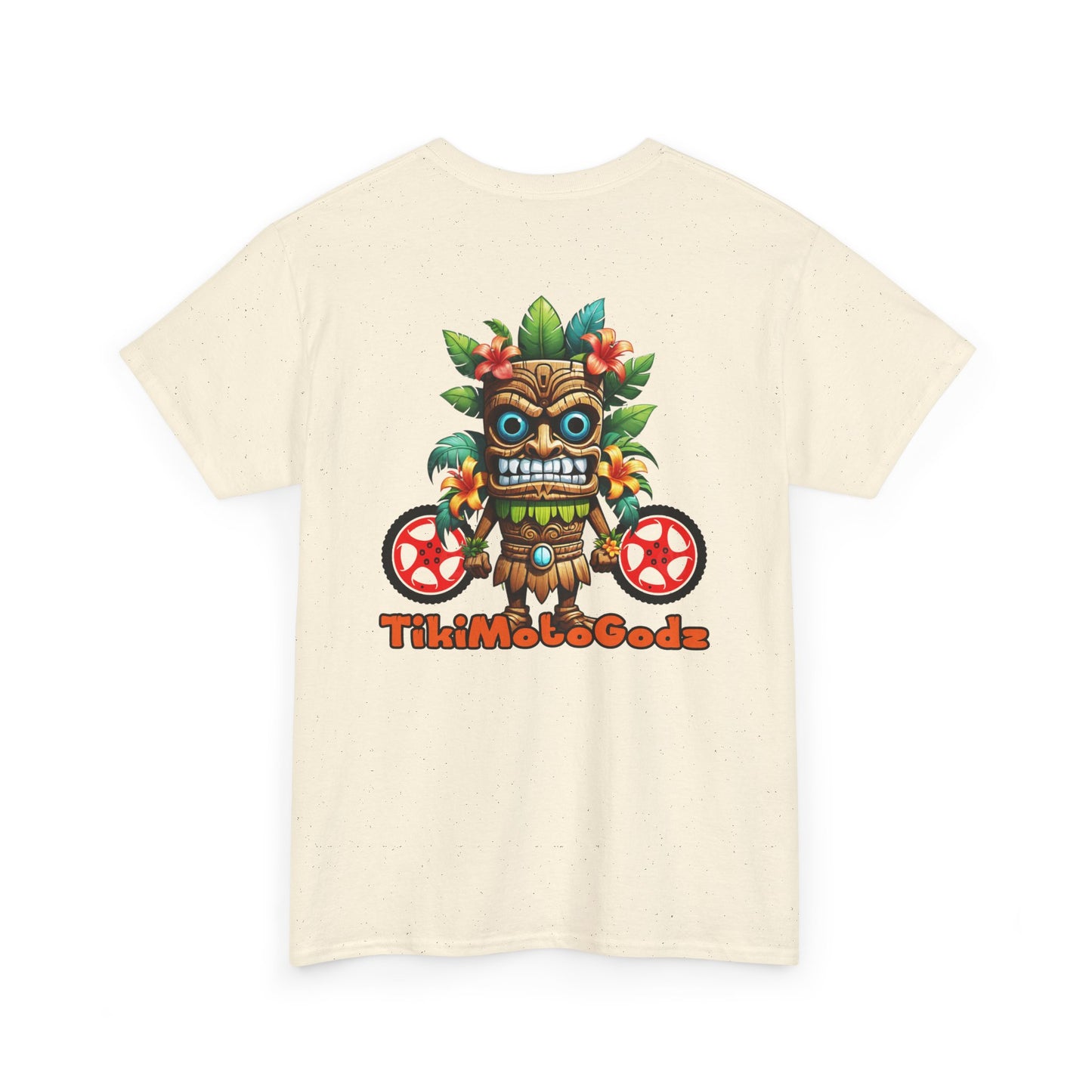 Tiki Moto Godz. Heavy Cotton T-Shirt