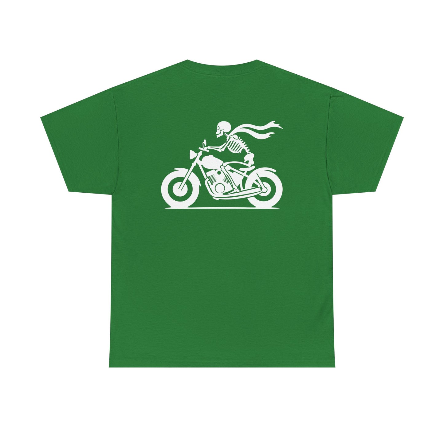 Skeleton Rider, Rad Moto Bunny, Heavy Cotton T-Shirt