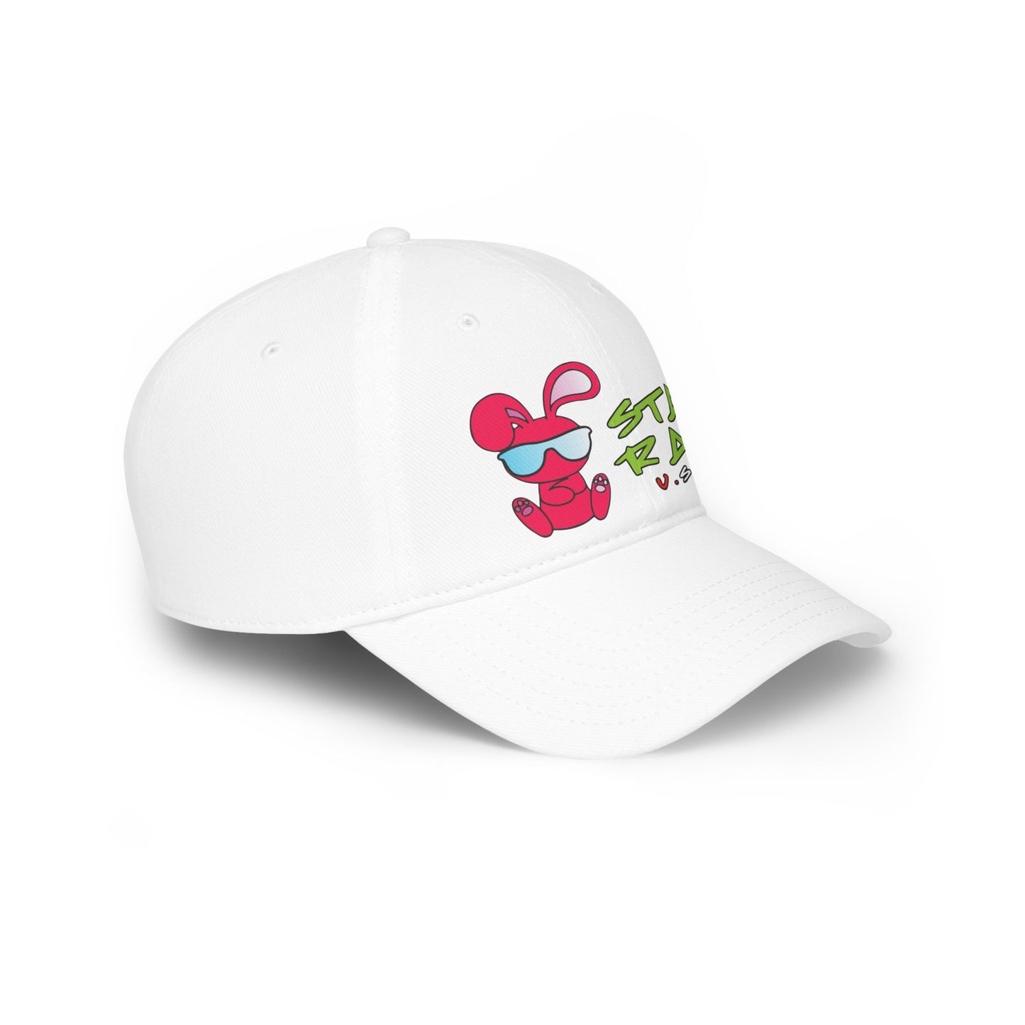 Cool Bunny Stay Rad Baseball Cap.