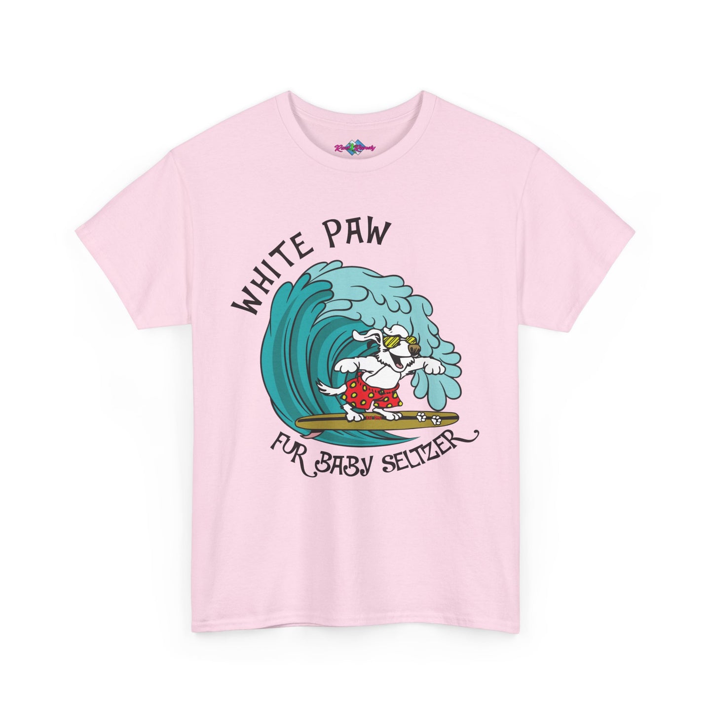 White Paw. Heavy Cotton T-Shirt