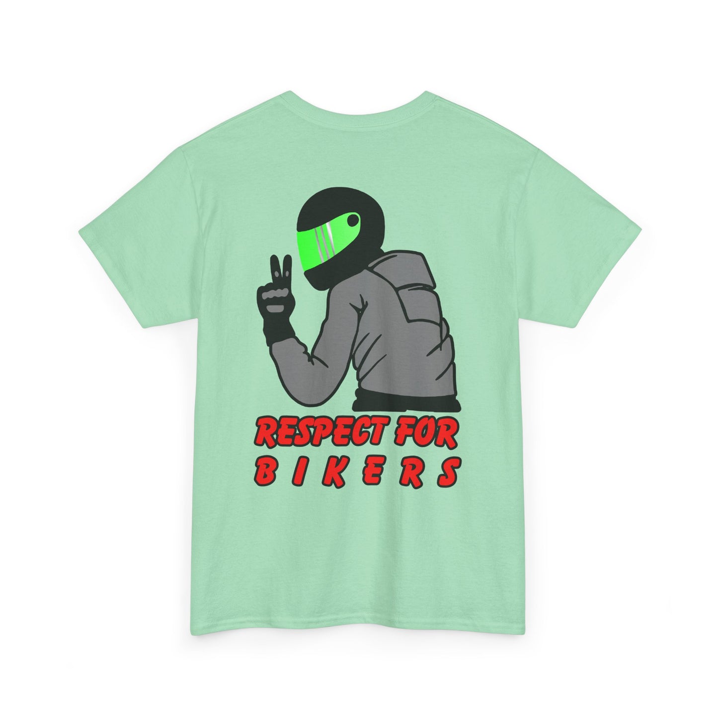 Respect for Bikers, Rad Moto Bunny, Heavy Cotton T-Shirt