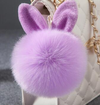 Fur Bunny Keychain