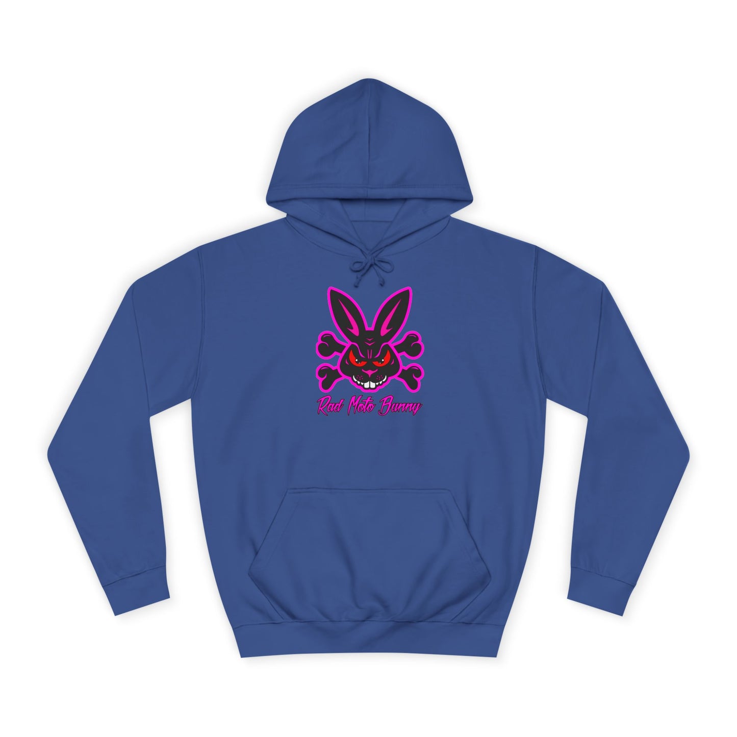 You just got passed by a Girl, Rad Moto Bunny, Unisex Hoodie - Biker Style Sweatshirt for Motorcycle Enthusiasts