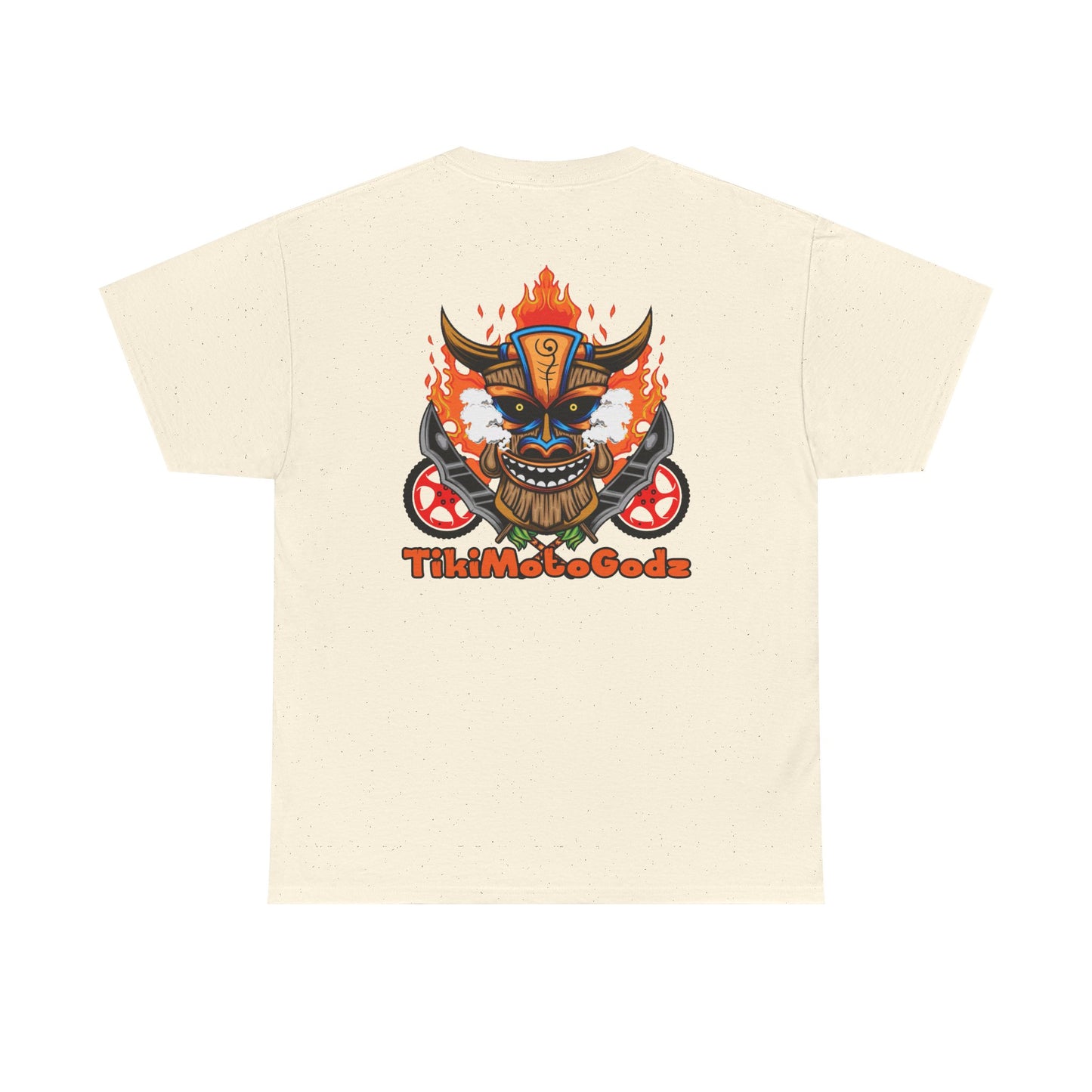 Tiki Moto Godz. Heavy Cotton T-Shirt