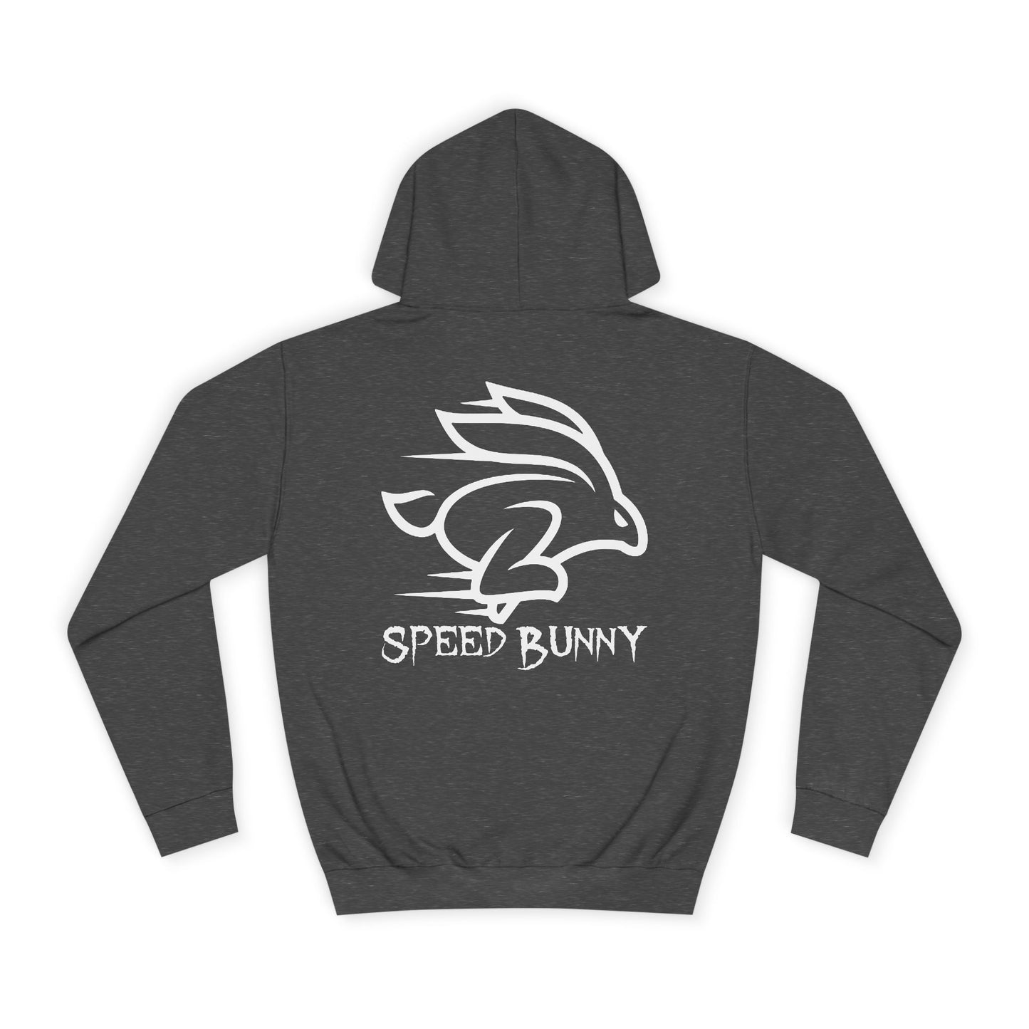 Speed Bunny, Rad Moto Bunny, Unisex Hoodie - Biker Style Sweatshirt for Motorcycle Enthusiasts