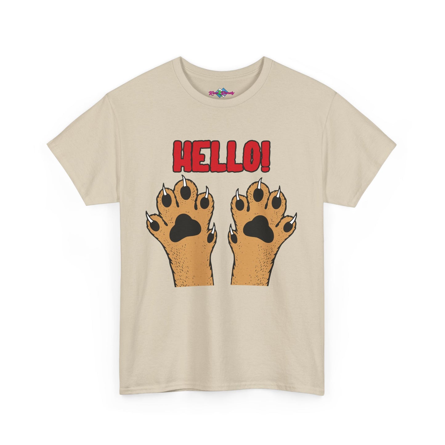 Hello Paws. Heavy Cotton T-Shirt