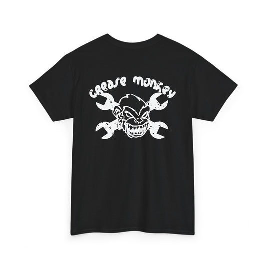 Grease Monkey. Heavy Cotton T-Shirt
