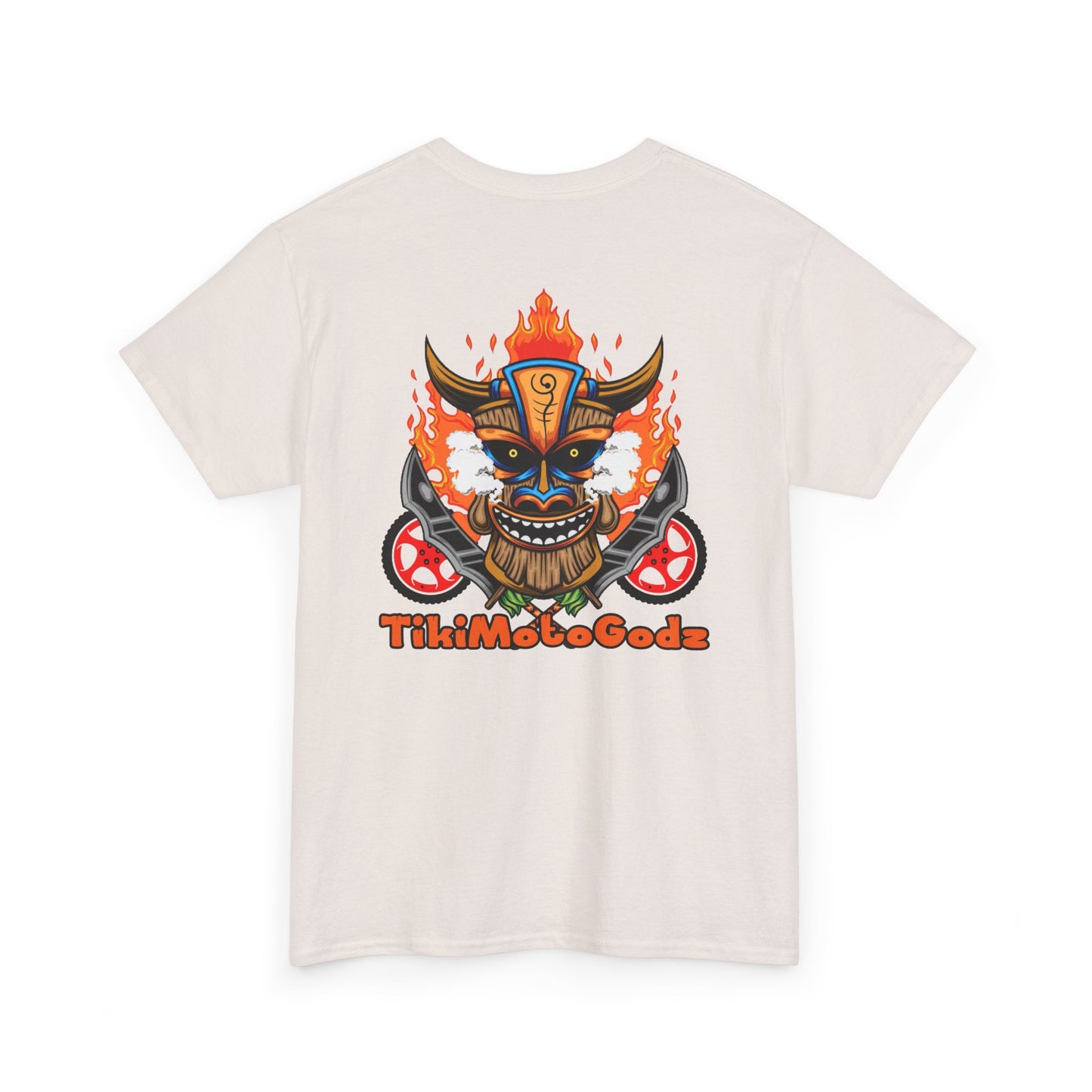 Tiki Moto Godz. Heavy Cotton T-Shirt