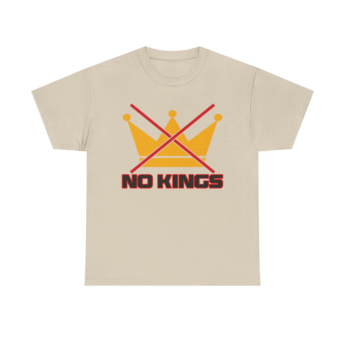 No Kings Unisex Tee - Graphic Printed T-Shirt