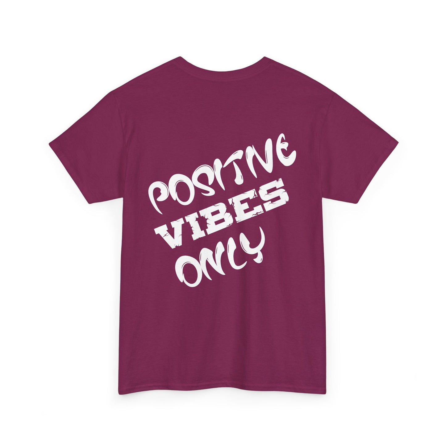 Positive Vibes Only, Rad Moto Life, Heavy Cotton T-Shirt