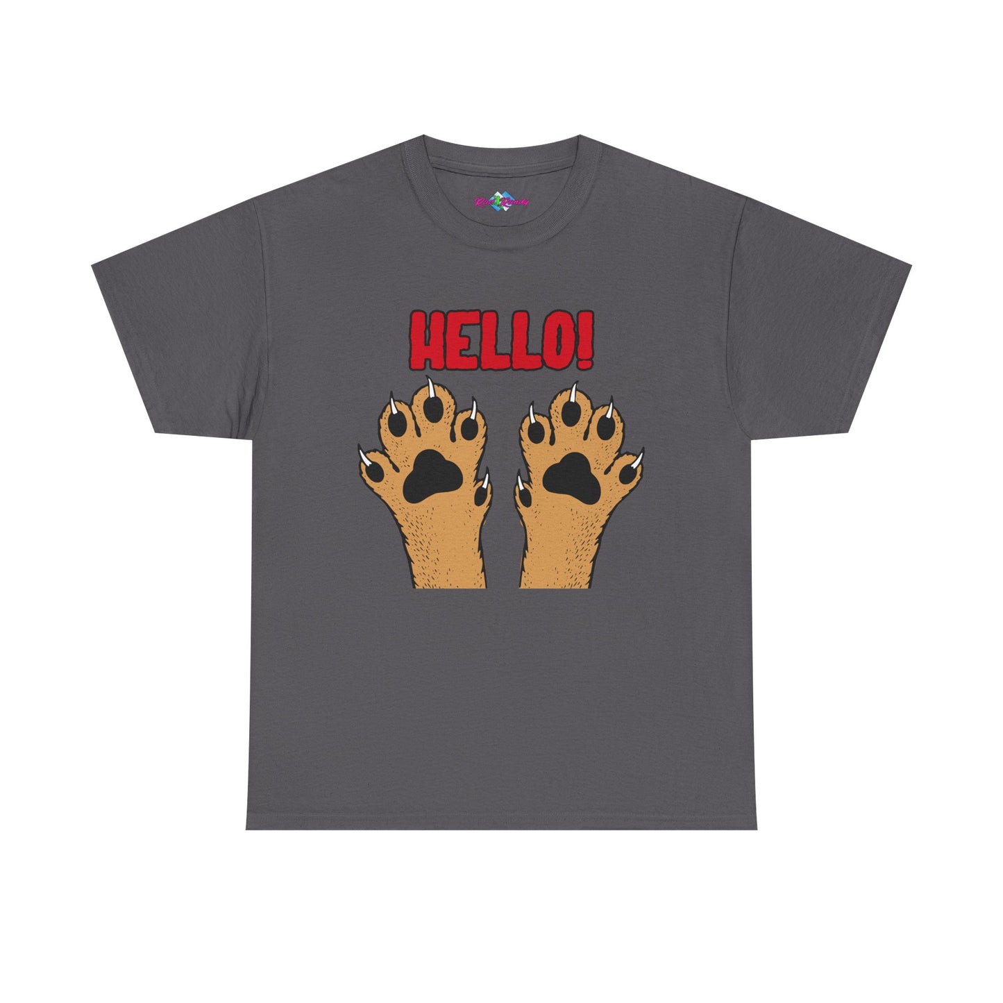 Hello Paws. Heavy Cotton T-Shirt