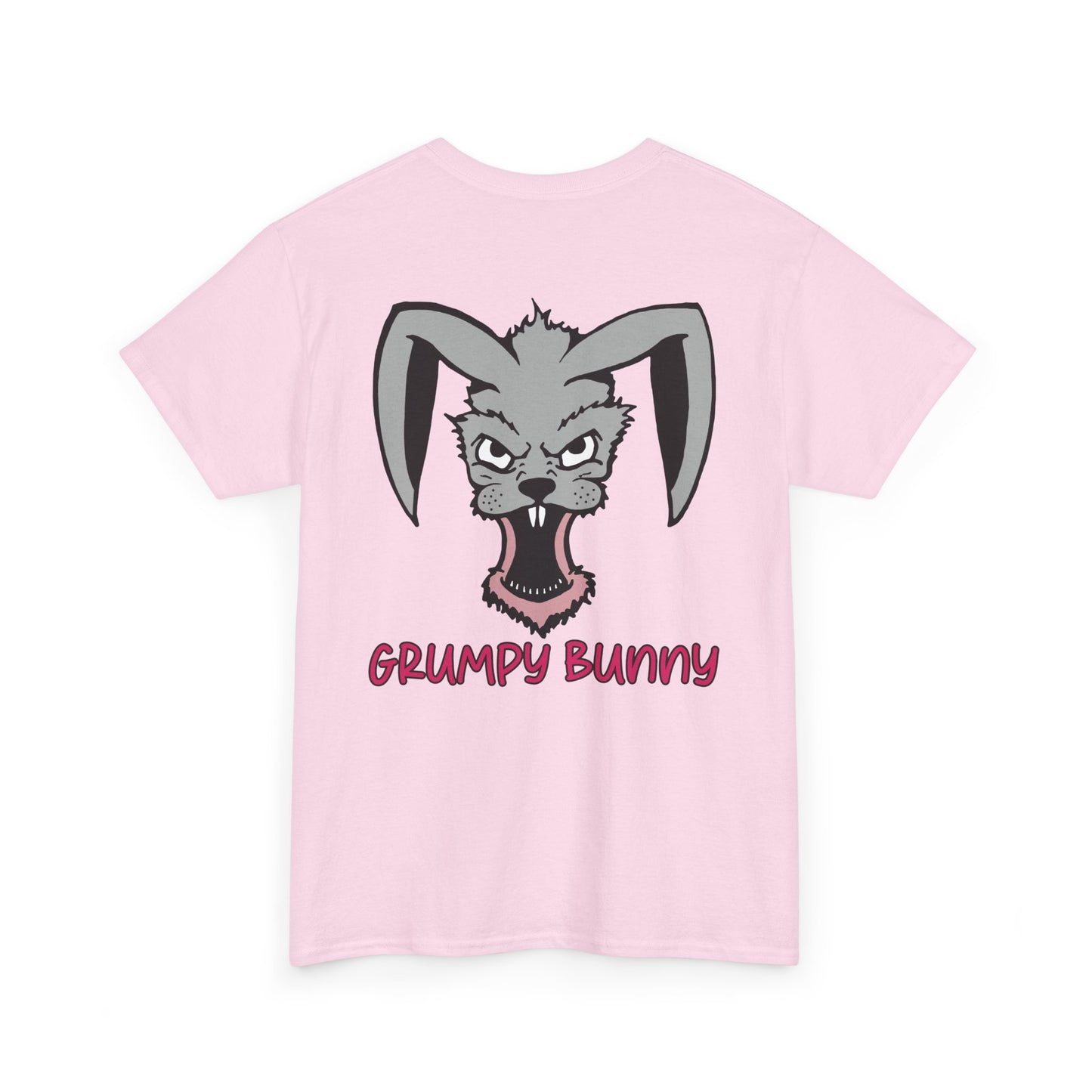 Grumpy Bunny, Rad Moto Bunny, Heavy Cotton T-Shirt