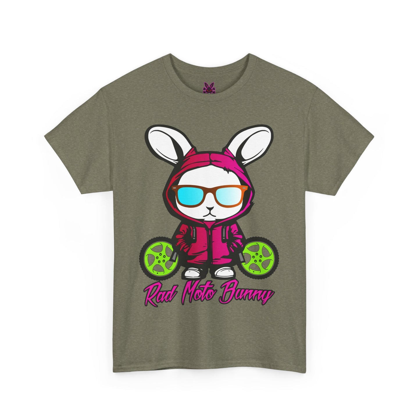 Rad Moto Bunny, Heavy Cotton T-Shirt