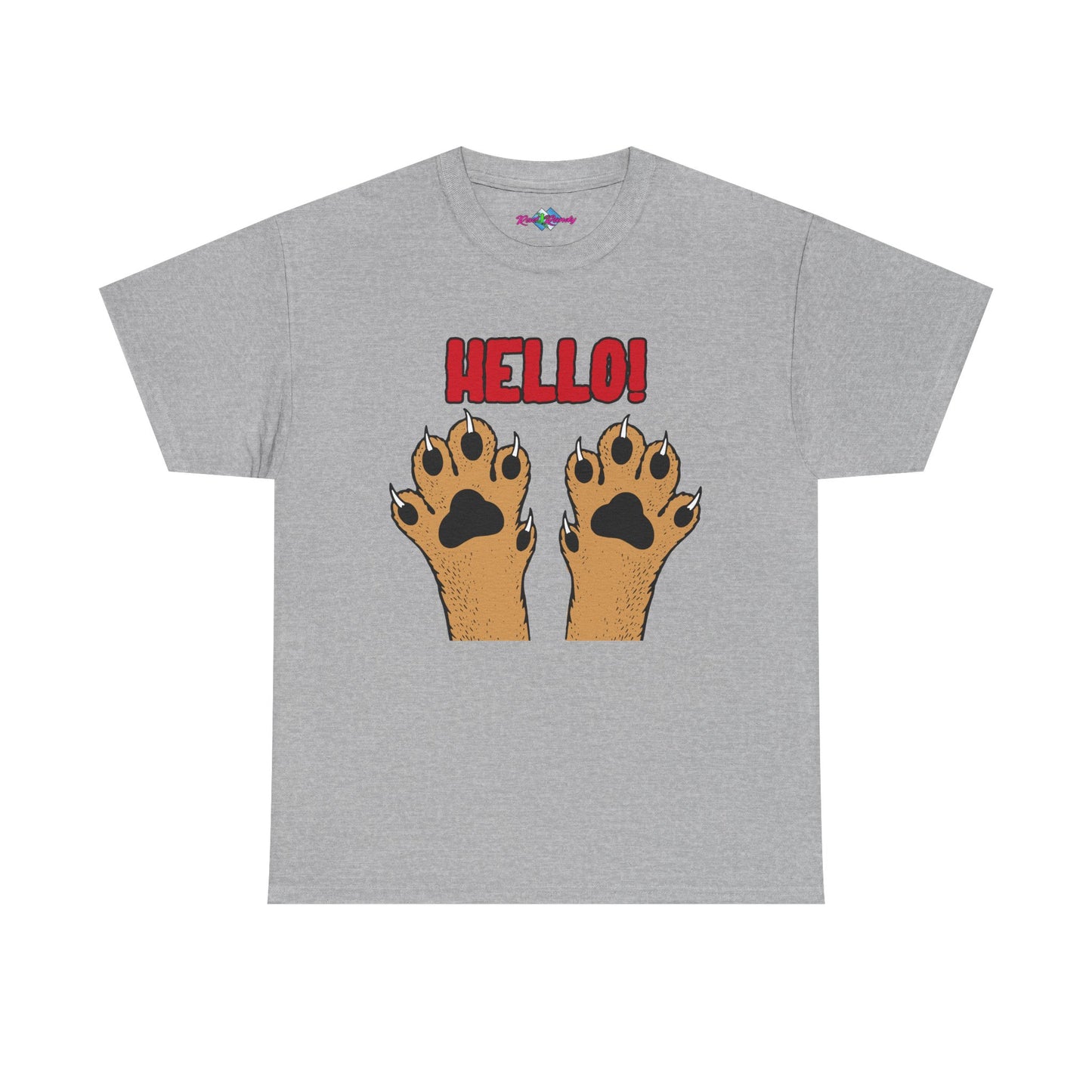 Hello Paws. Heavy Cotton T-Shirt