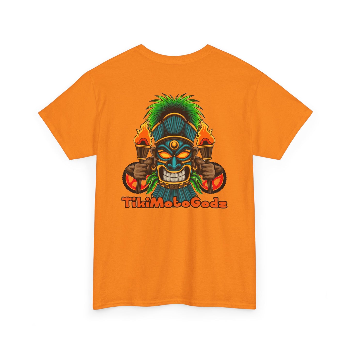 Tiki Moto Godz. Heavy Cotton T-Shirt