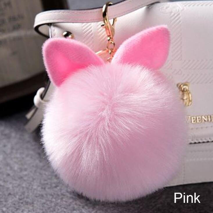 Fur Bunny Keychain