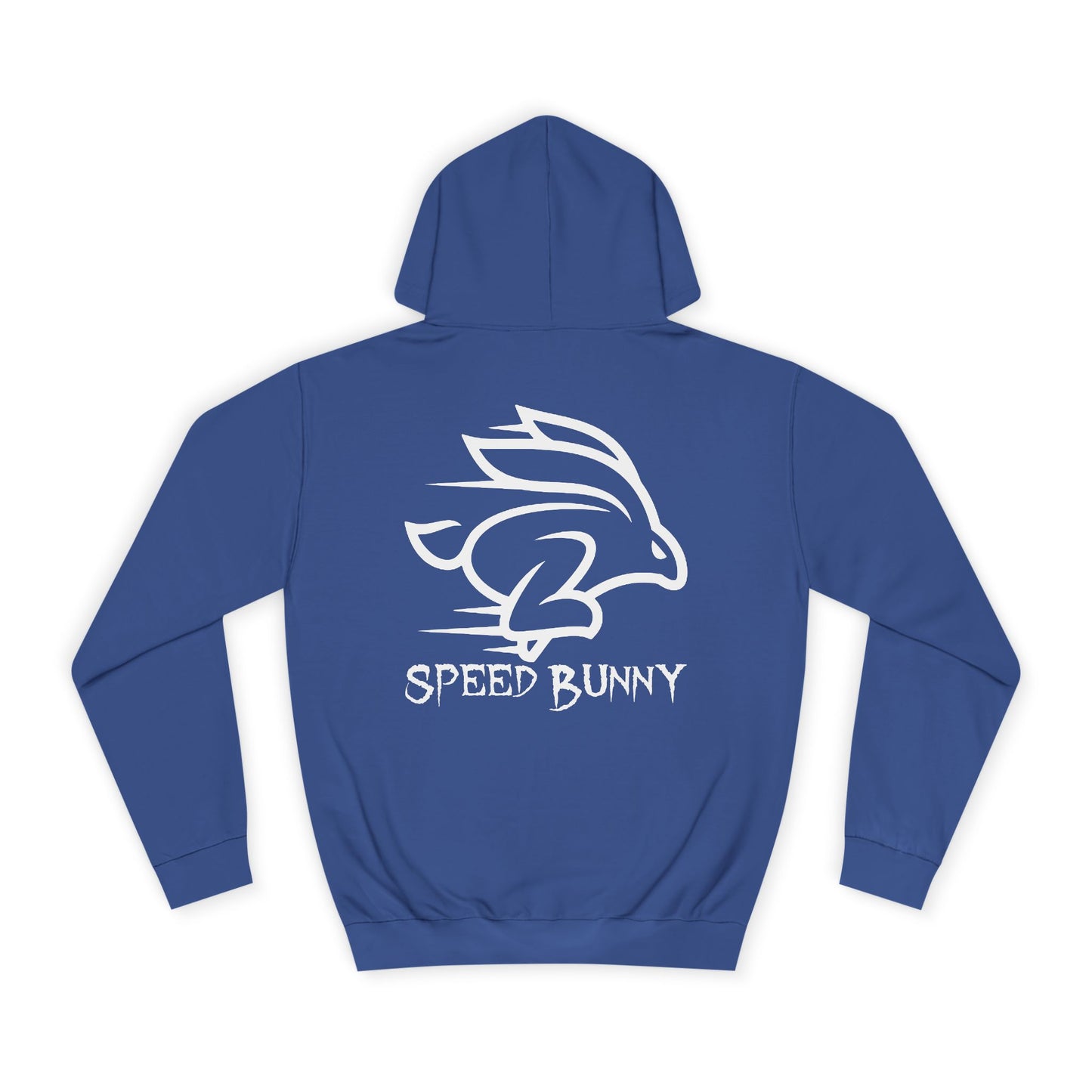 Speed Bunny, Rad Moto Bunny, Unisex Hoodie - Biker Style Sweatshirt for Motorcycle Enthusiasts