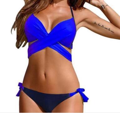 Cross straps bikini