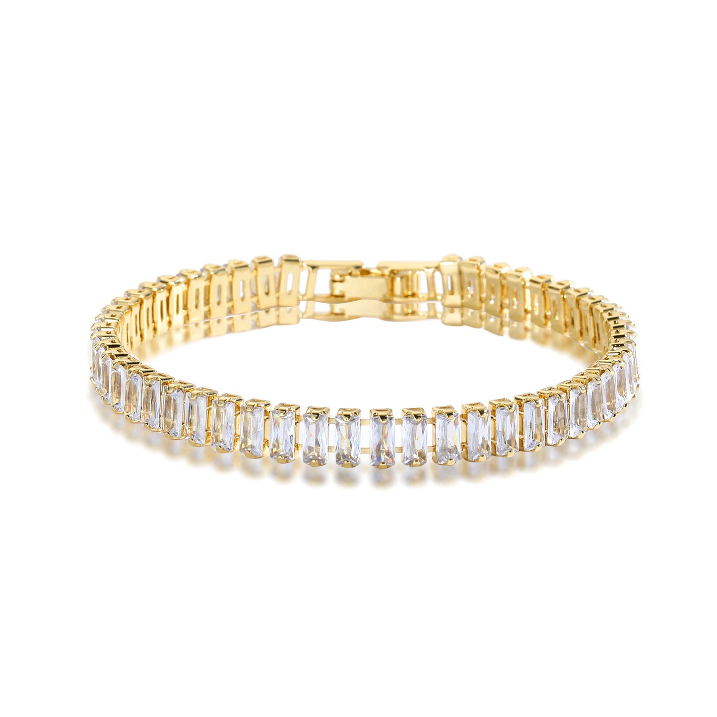 Fashion Copper Plated Geometric Bracelets