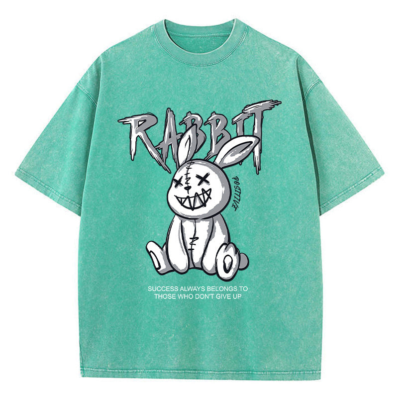 Cute Rabbit Print T-Shirt