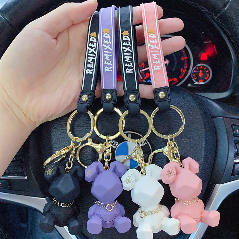 Remixed Rabbit Keychain