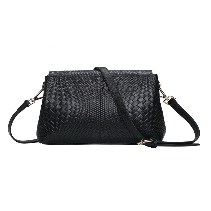 Genuine Leather Woven Bag