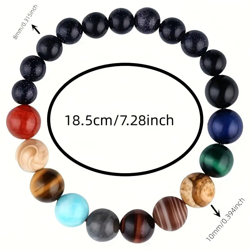 Eight Planets Beaded Bracelet II