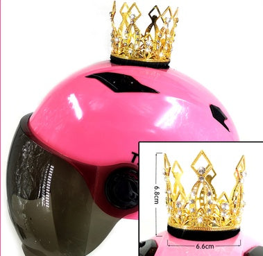 Motorcycle Helmet Crown Ornament