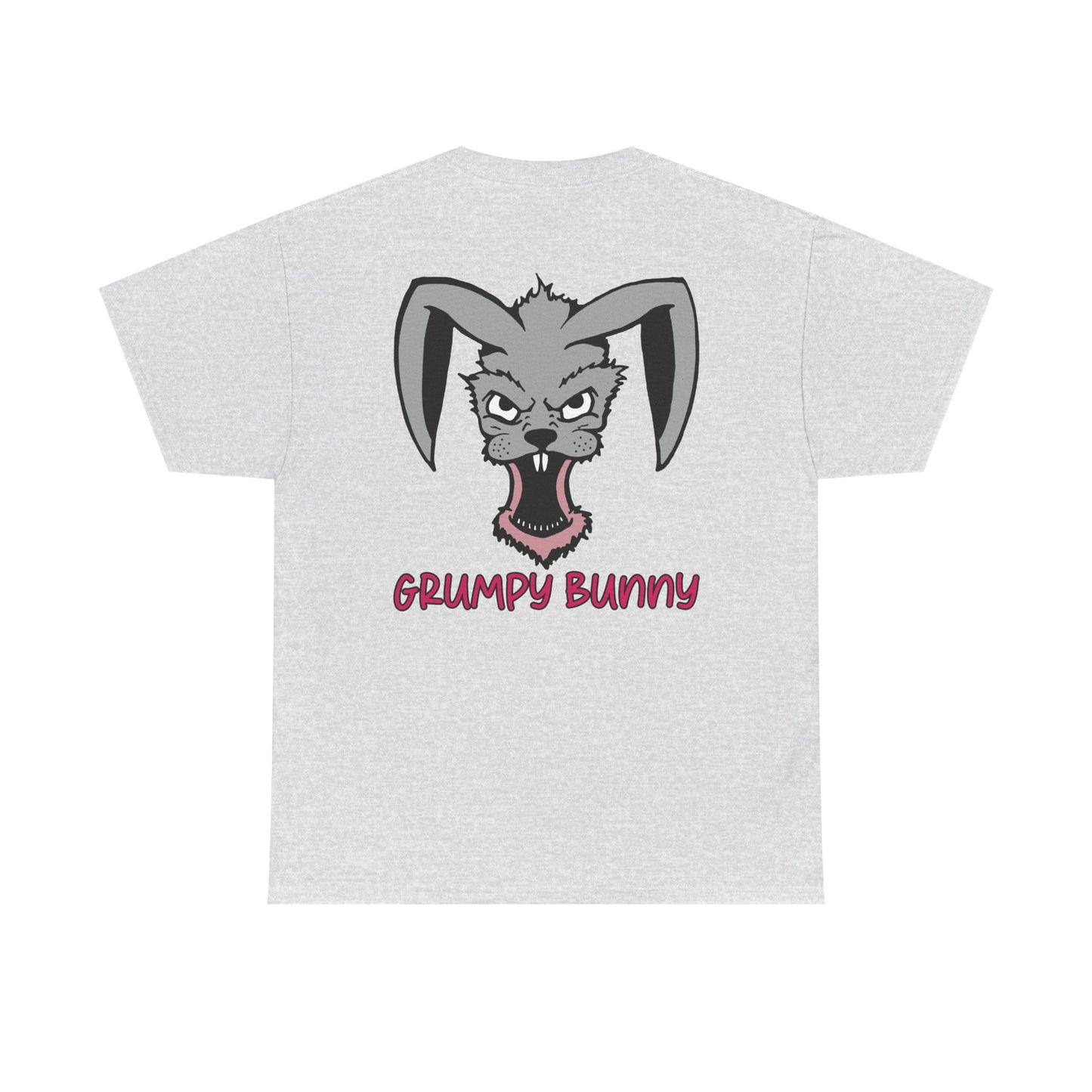 Grumpy Bunny, Rad Moto Bunny, Heavy Cotton T-Shirt