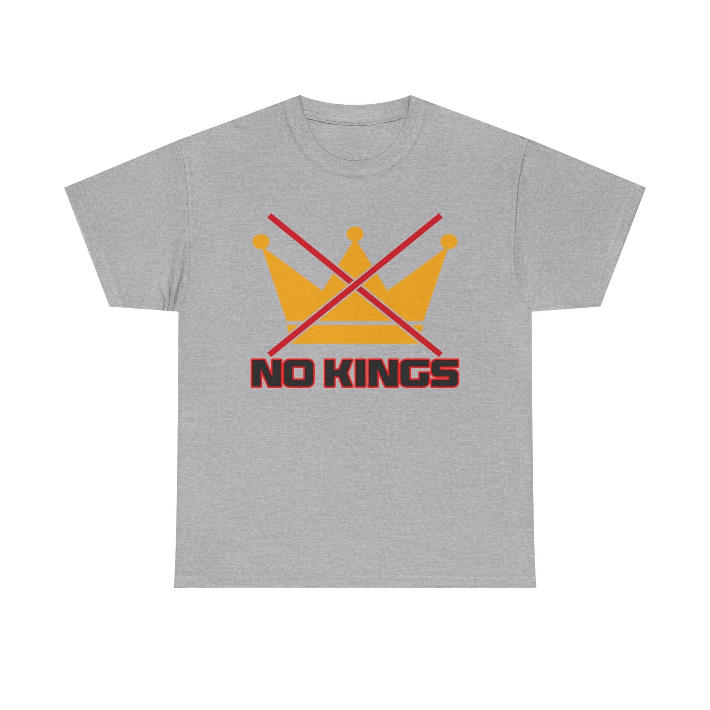 No Kings Unisex Tee - Graphic Printed T-Shirt