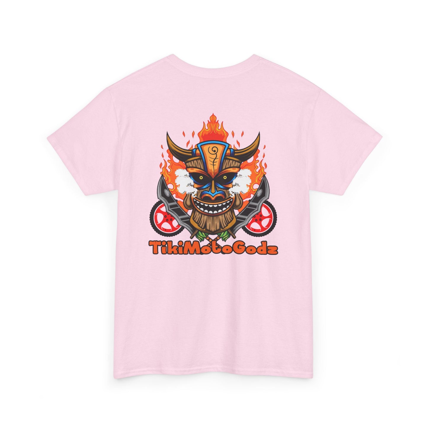 Tiki Moto Godz. Heavy Cotton T-Shirt