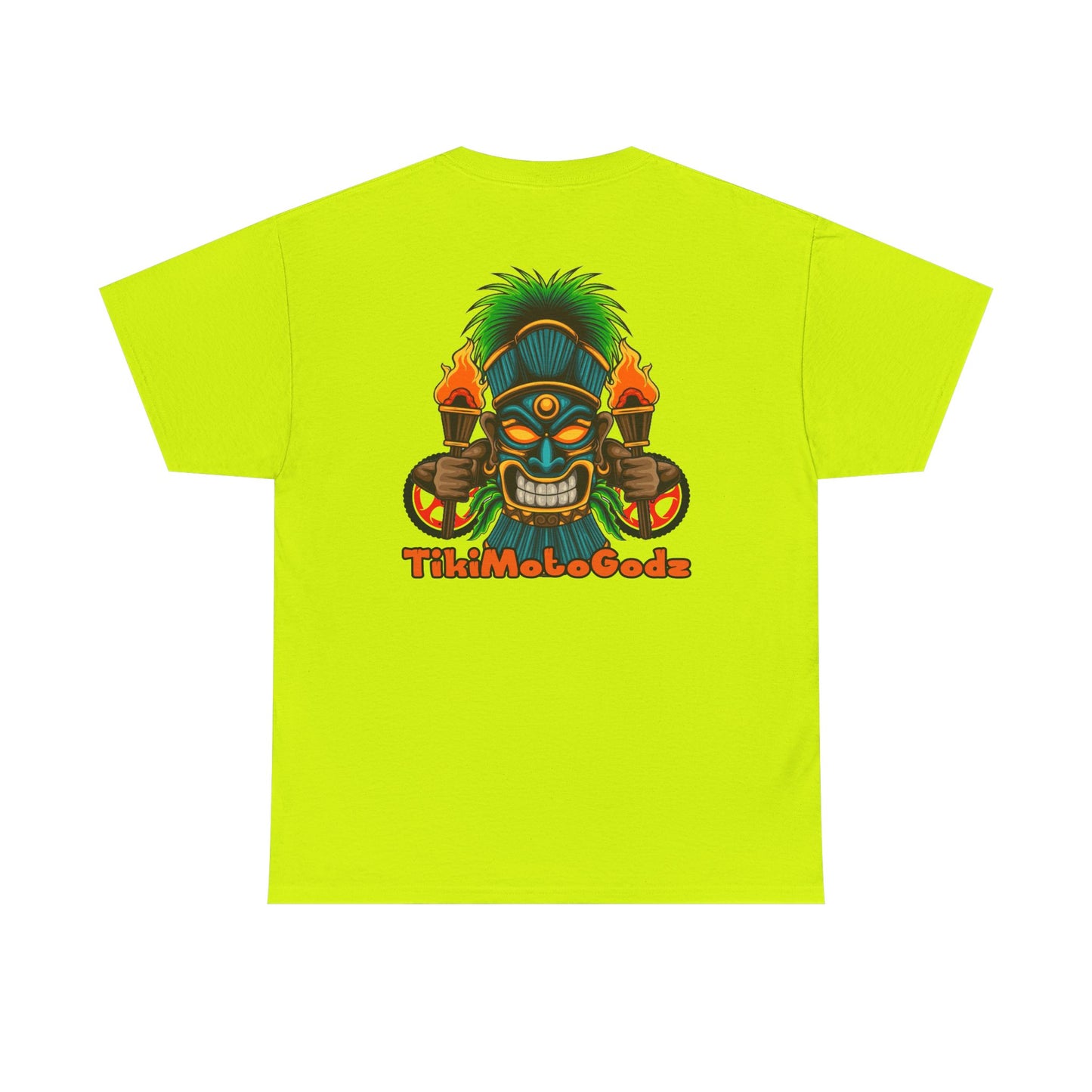 Tiki Moto Godz. Heavy Cotton T-Shirt