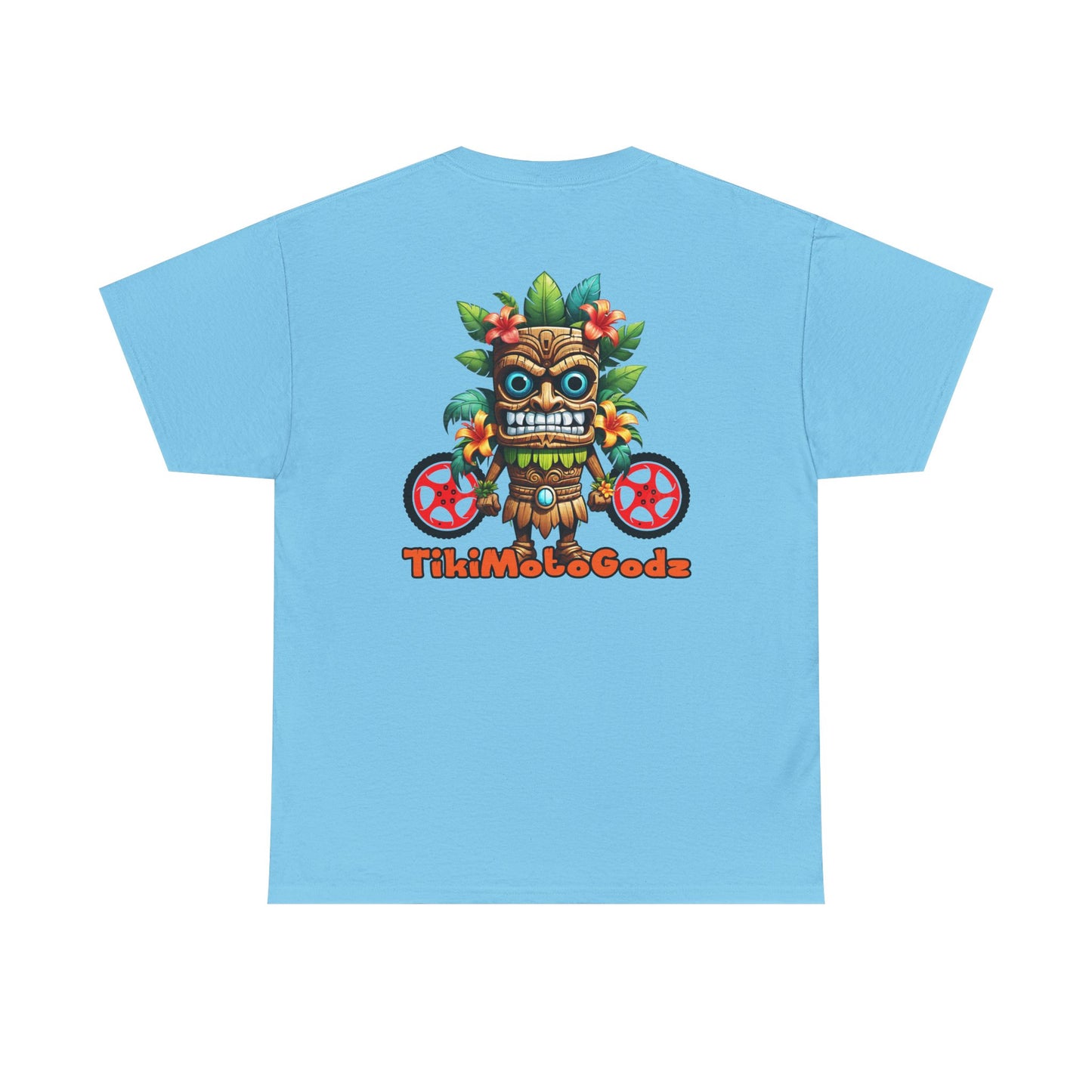 Tiki Moto Godz. Heavy Cotton T-Shirt