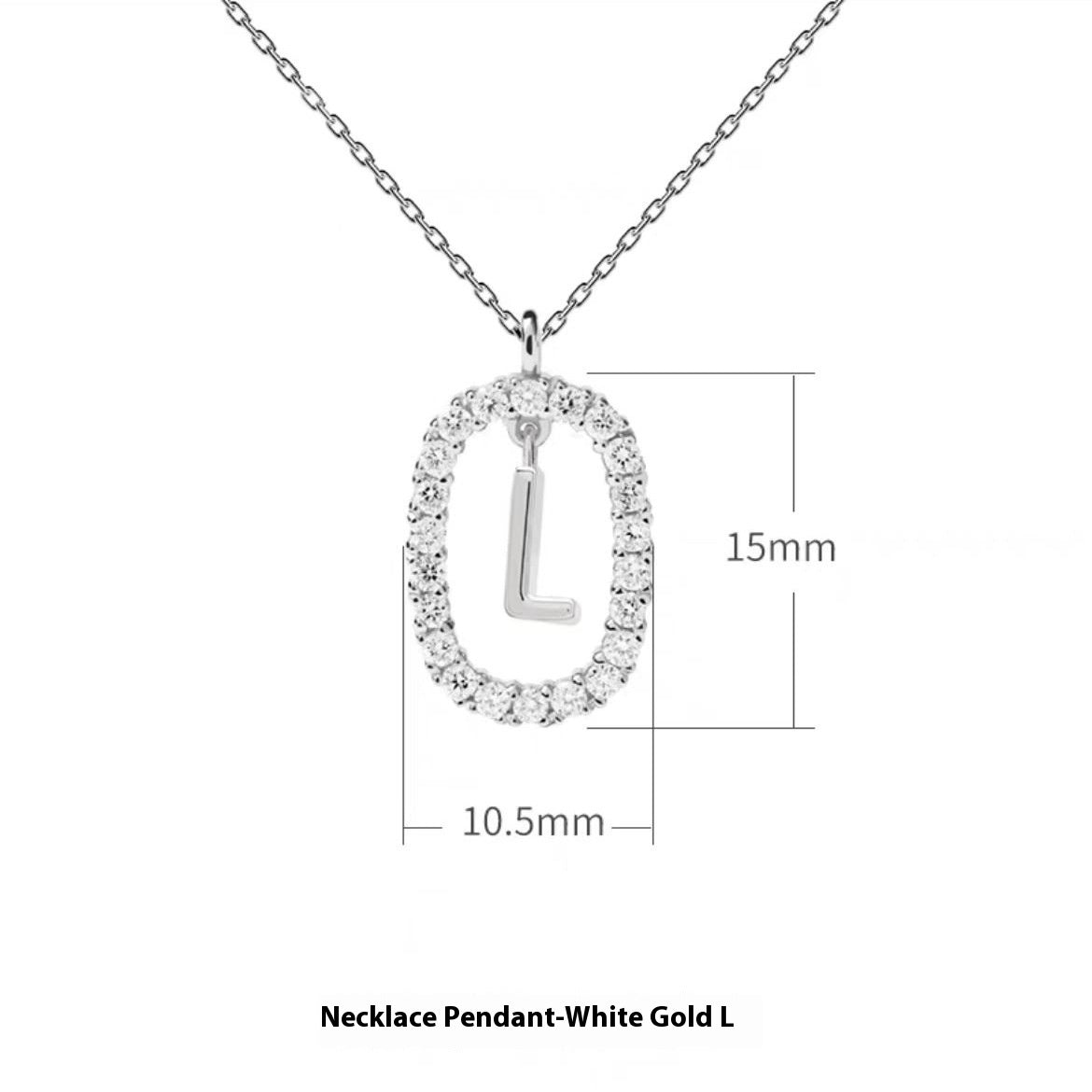 Stylish Zircon Alphabet Clavicle Chain