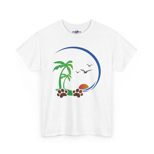 Tropical Paws. Heavy Cotton T-Shirt