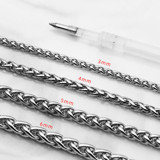 Titanium Steel Chain Necklaces