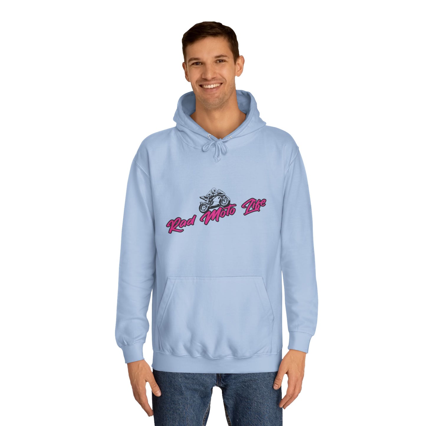 Catch me if you can, Rad Moto Life Unisex Hoodie - Biker Style Sweatshirt for Motorcycle Enthusiasts