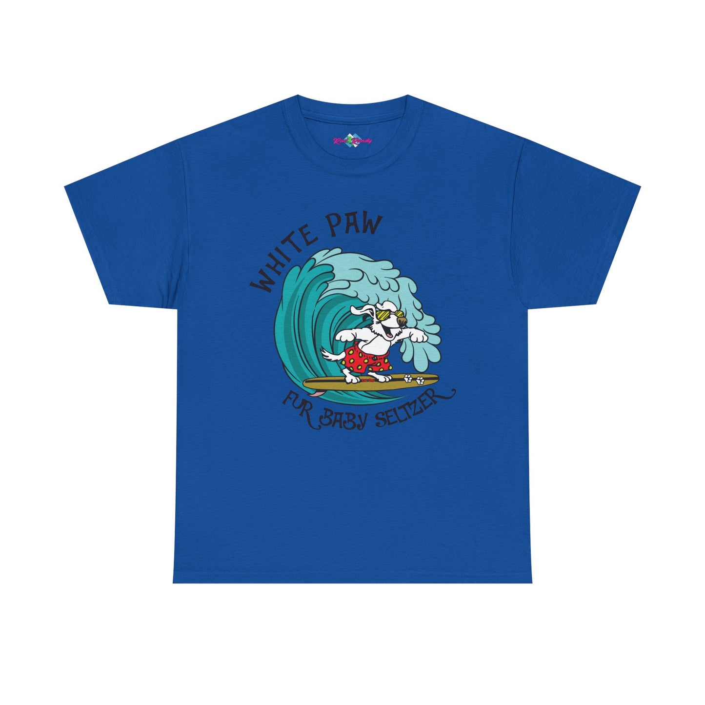 White Paw. Heavy Cotton T-Shirt