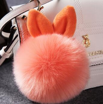 Fur Bunny Keychain