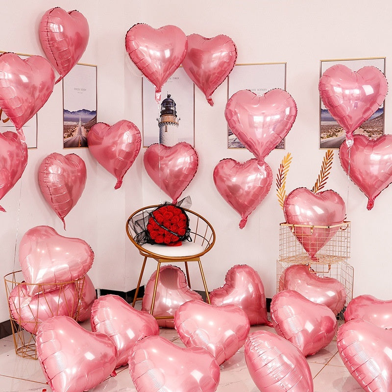 Heart-shaped Aluminum Balloon