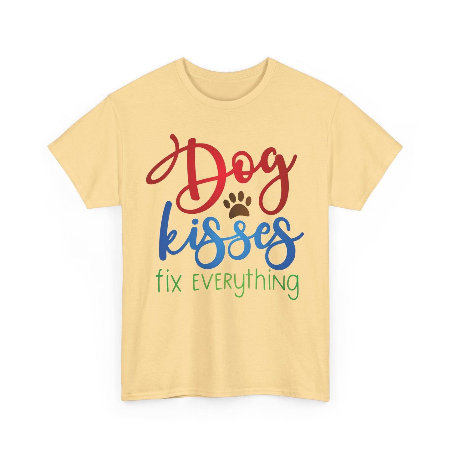 Dog Kisses. Heavy Cotton T-Shirt