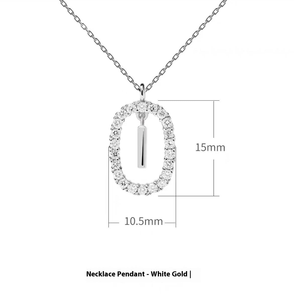 Stylish Zircon Alphabet Clavicle Chain