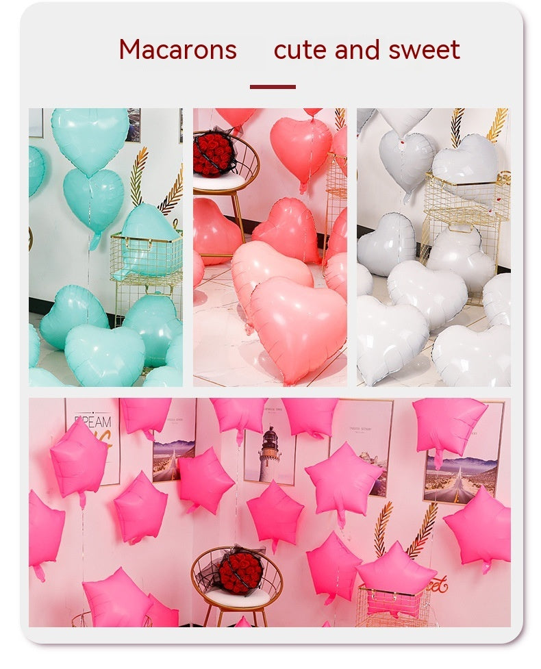 Heart-shaped Aluminum Balloon
