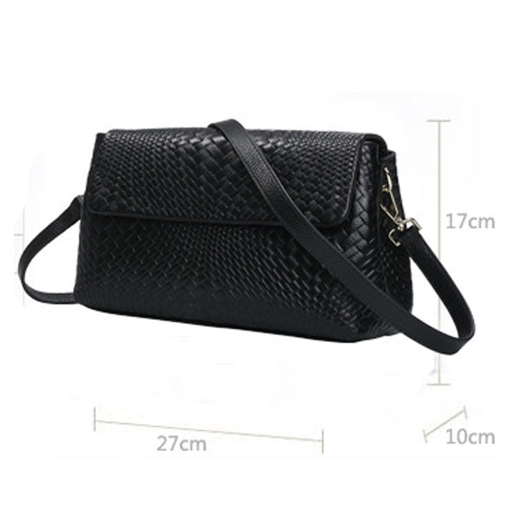 Genuine Leather Woven Bag