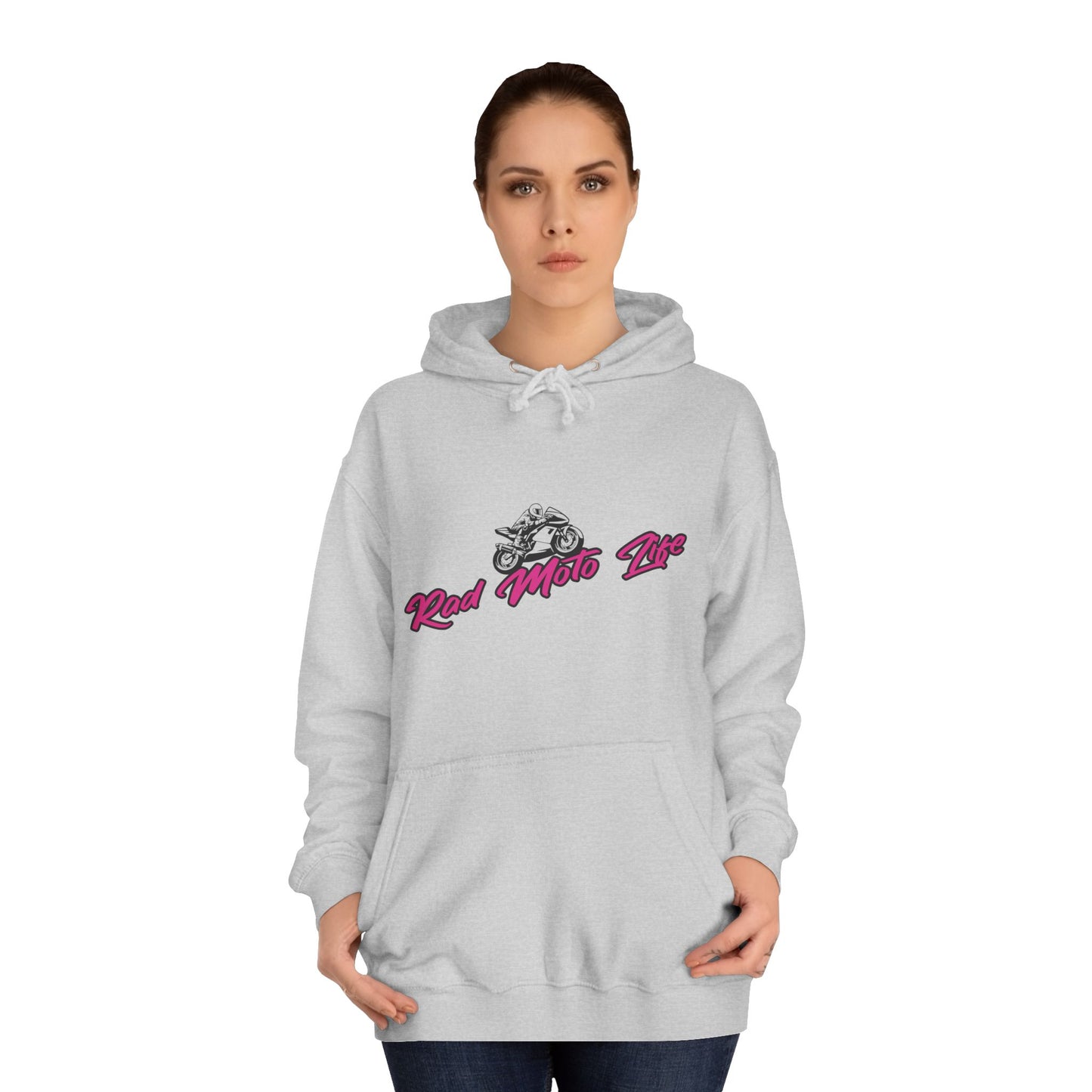 Catch me if you can, Rad Moto Life Unisex Hoodie - Biker Style Sweatshirt for Motorcycle Enthusiasts
