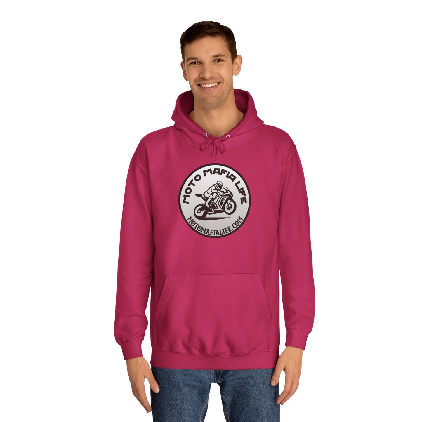I'M Just a Girl, Moto Mafia Life Unisex Hoodie - Biker Style Sweatshirt for Motorcycle Enthusiasts