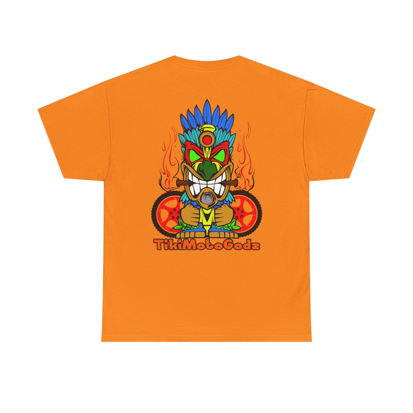 Tiki Moto Godz. Heavy Cotton T-Shirt