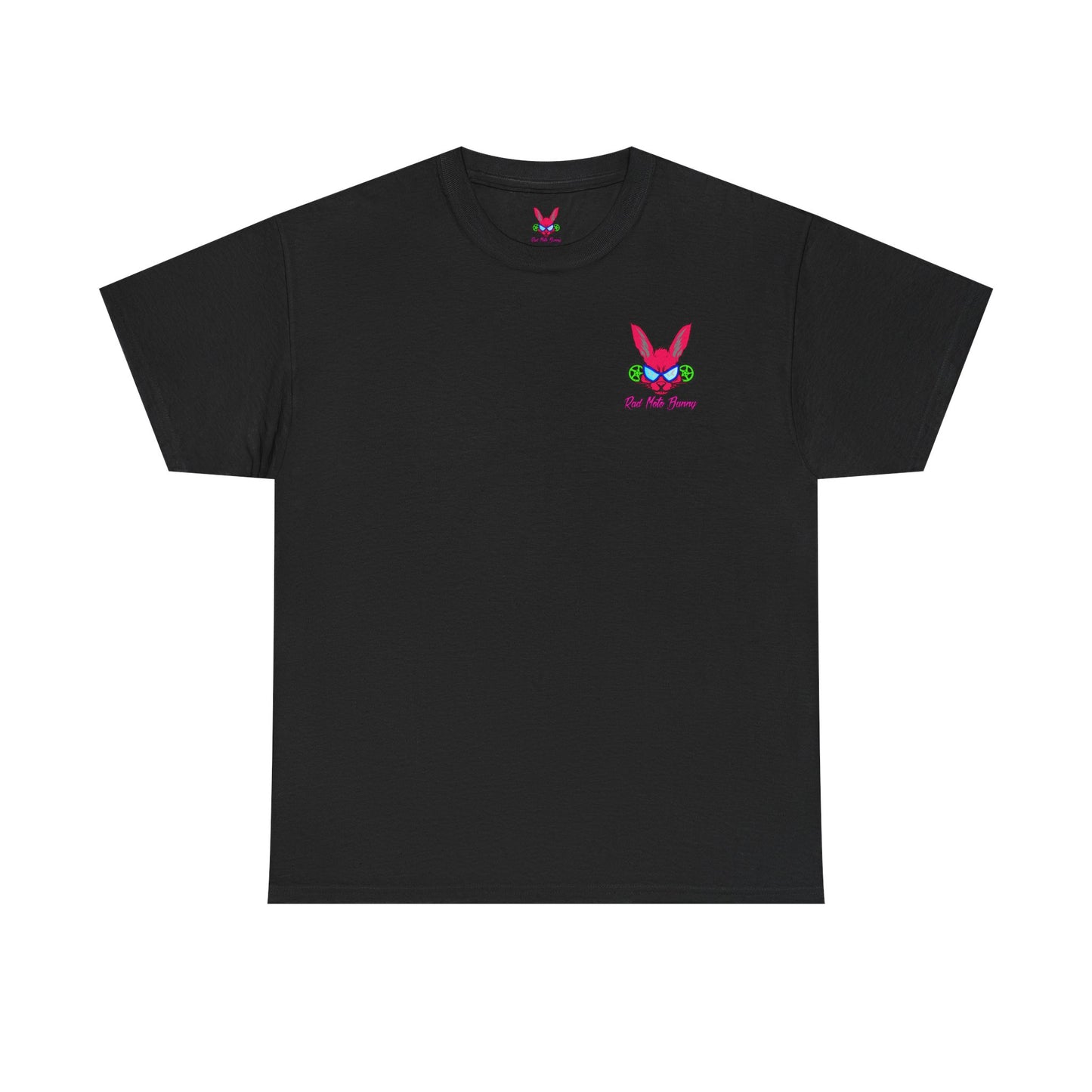 Comedian Moto Bunny, Rad Moto Bunny, Heavy Cotton T-Shirt