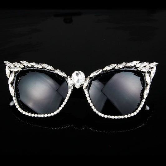 Rhinestone Cat eye Sunglasses