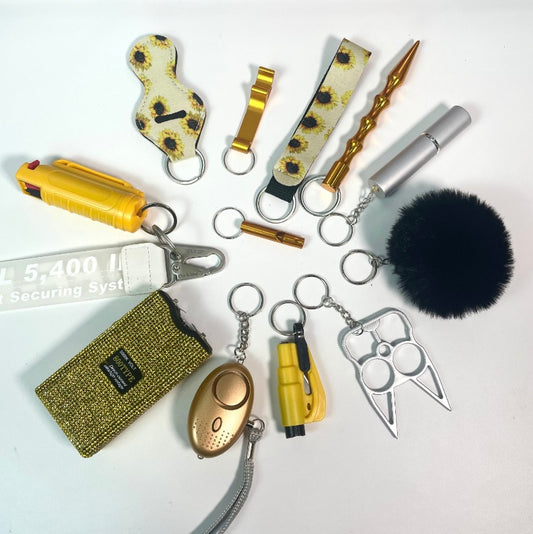 Sunflower Personal Protection Keychain Suit